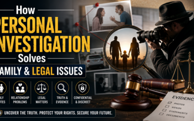 How Personal Investigation Solves Family & Legal Issues